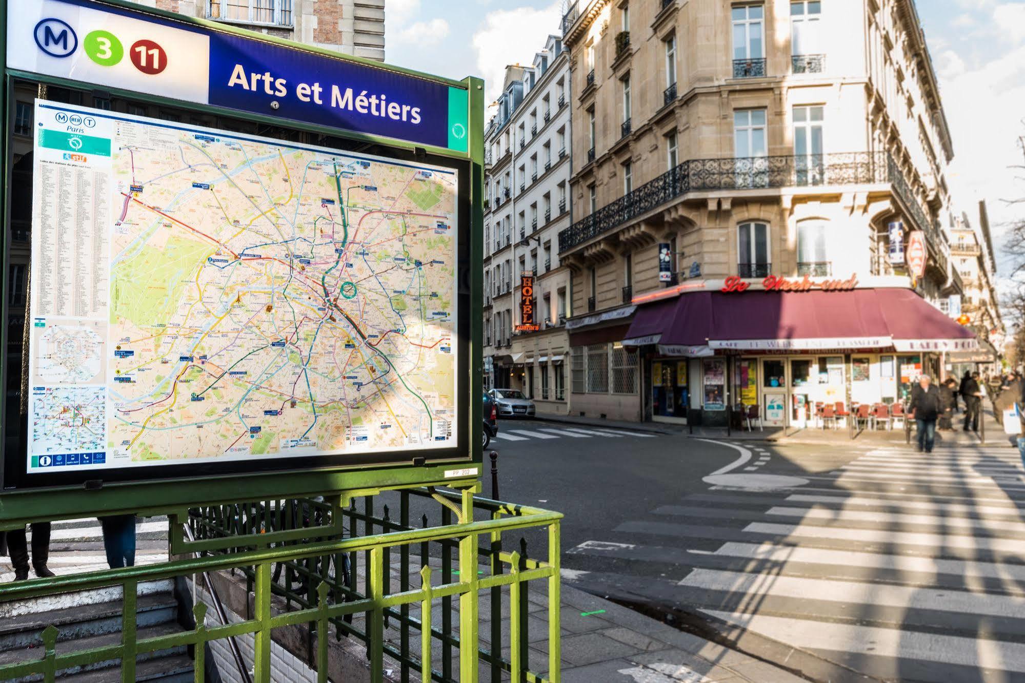 Austin'S Arts Et Metiers Hotel Paris Exterior foto